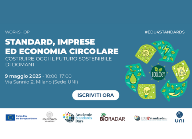 ACADEMIC STANDARDS DAY STANDARD, IMPRESE ED ECONOMIA CIRCOLARE COSTRUIRE OGGI IL FUTURO SOSTENIBILE DI DOMANI