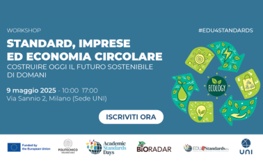 ACADEMIC STANDARDS DAY STANDARD, IMPRESE ED ECONOMIA CIRCOLARE COSTRUIRE OGGI IL FUTURO SOSTENIBILE DI DOMANI
